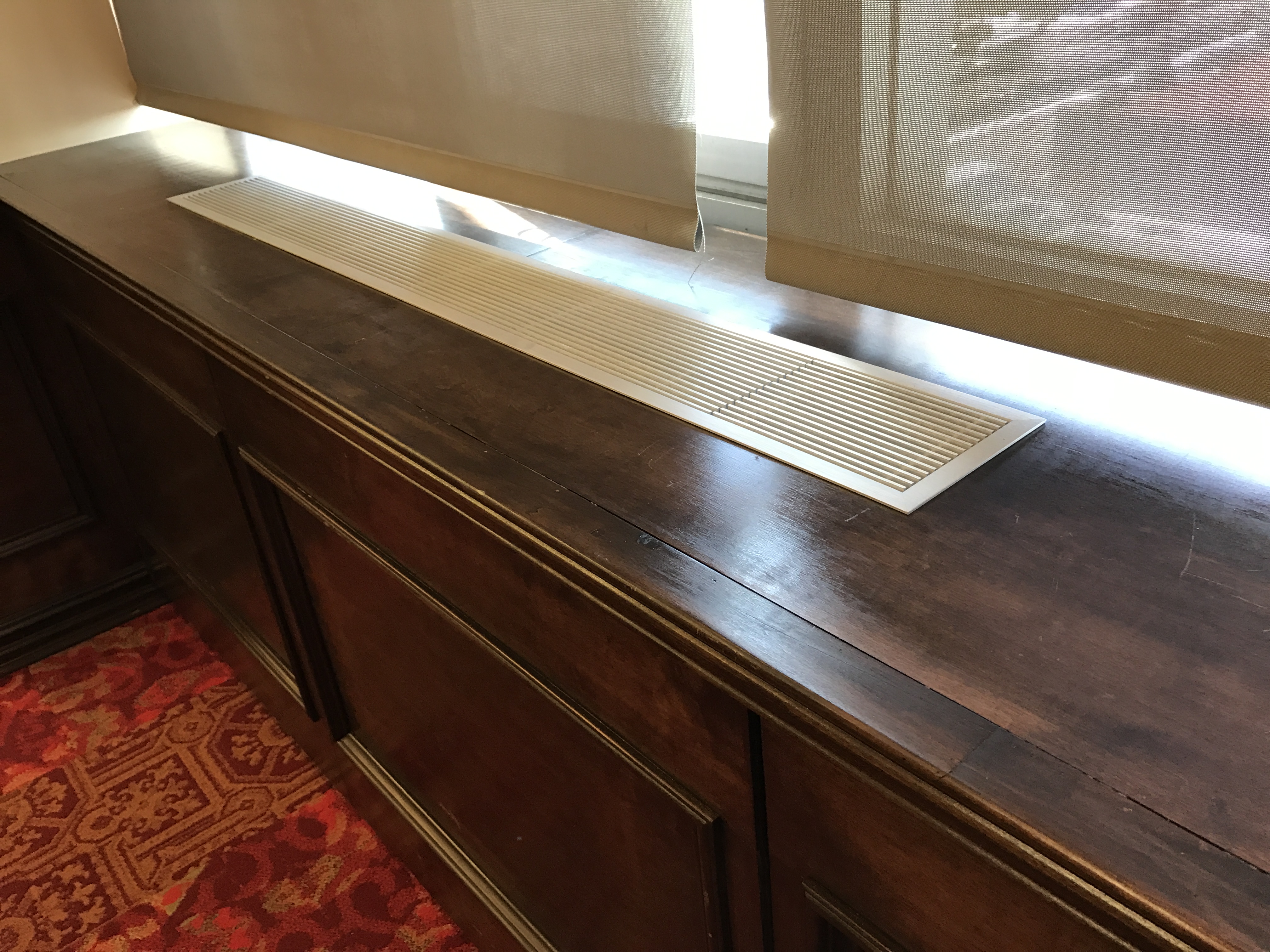 queens college custom Millwork and stain